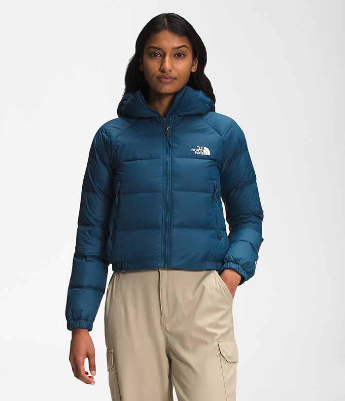 The North Face Womens Puffer Jacket Hydrenalite Hoodie 698ZROJSW - Blue
